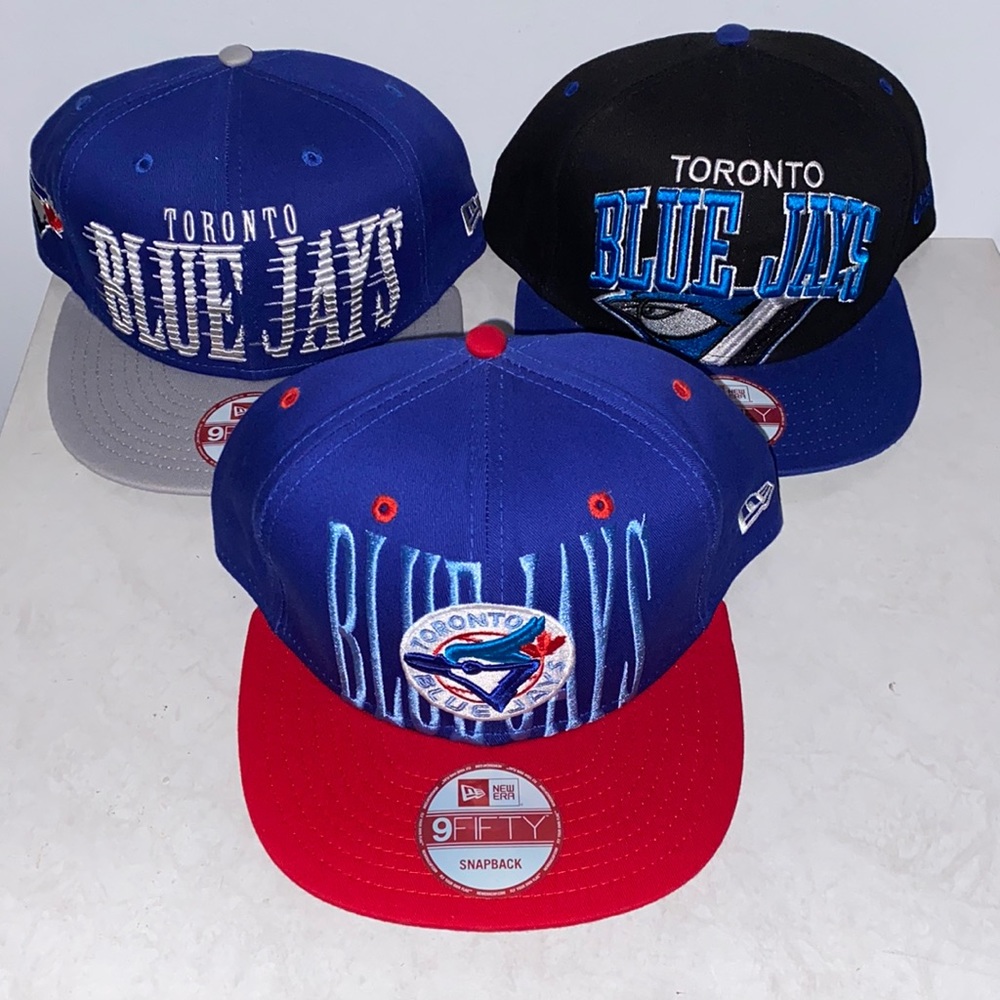 TORONTO BLUE JAYS Hats 3 New Era 9fifty snap backs